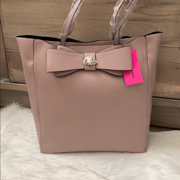betsey johnson bow tote